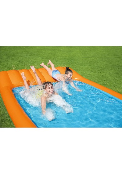 Bestway Kaydırmalı  Çocuk Havuzu 341 x 213 x 38 CM Renkli 53080 Çok Renkli