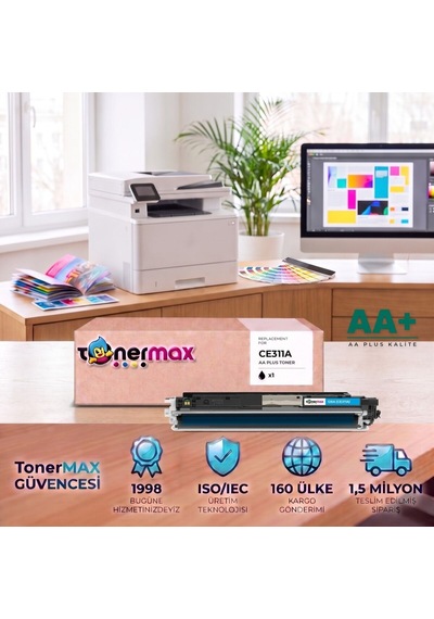 Hp 126a Ce311a Mavi Uyumlu Toner Aa Plus / Laserjet Pro Cp1025 / M175 / M275