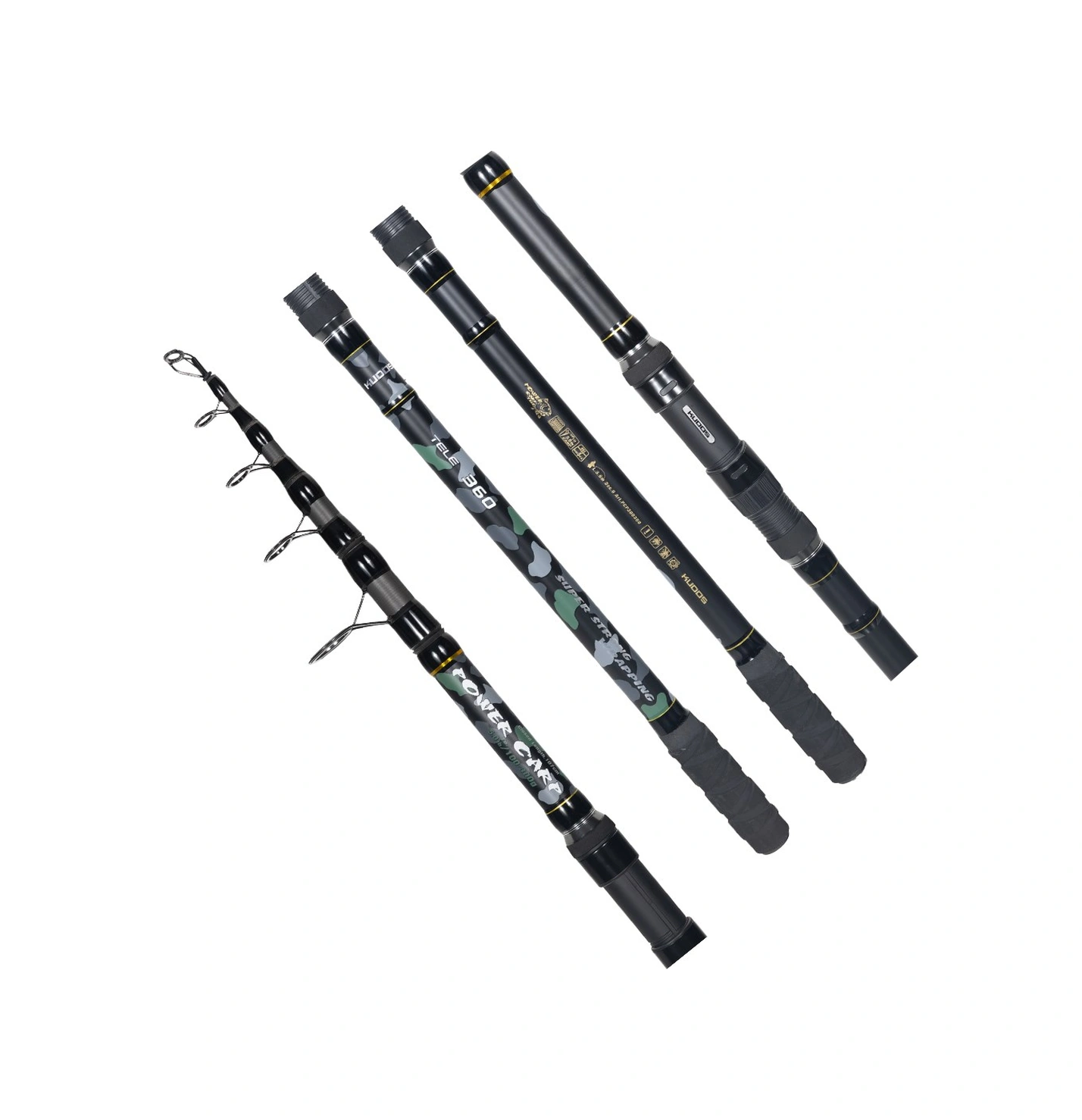 Kudos Power Carp 3.90m, 5 Lbs, 100-300gr, Tele Kamış
