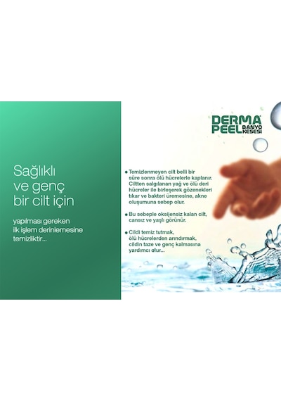 Dermapeel Doğal Ipek Banyo Kesesi