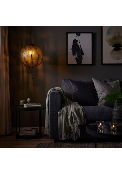 Ikea Ps 2014 Sarkıt Lamba, Siyah, 35 Cm