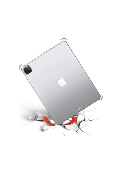 Apple Uyumlu iPad Pro 12.9 2020 4. Nesil Kılıf A2229 A2069 Silikon Soft Kılıf