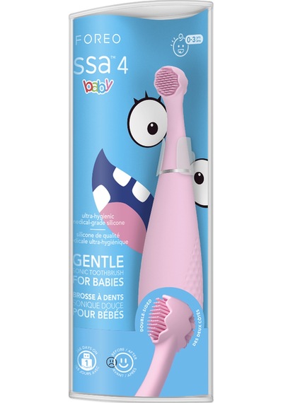Issa 4 Baby - Bebekler İçin Sonic Diş Fırçası, Pearl Pink