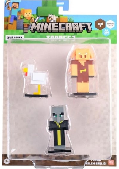 Minecraft 3d Toppeez 3'lü Figür Seti Seri 2