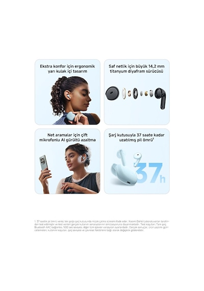 Xiaomi Redmi Buds 8  Active Bluetooth 5.4 Kulak İçi Kulaklık