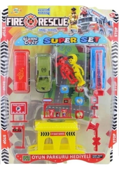 Demir Toys Garajlı İtfaiye Seti Dmr-135