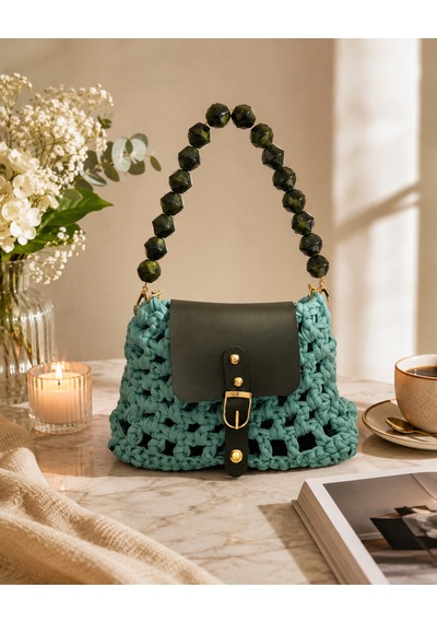 Mint Yeşil & Haki Minimal Çanta
