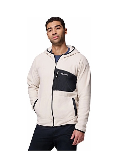 Columbia Fast Trek Overlay Hooded Full Zip Erkek Outdoor Polar Ceket 2135701278 Bej Bej