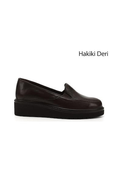 Gönderi(R) Gönderi R Kahve Antik Dolgu Taban Hakiki Deri Ayakkabı Kahverengi