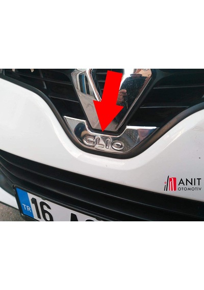Renault Clio 4 Krom Ön Logo Kaşı 2012 Sonrası