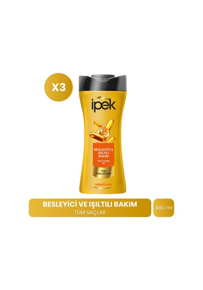 İpek Provitamin B5 Tüm Saçlar İçin Şampuan 480 Ml X 3 Adet PKT.IPEK.023
