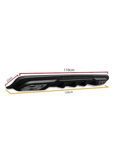 Chevrolet Cruze Difüzör Arka Tampon Çift Çıkış Egzoz Gri