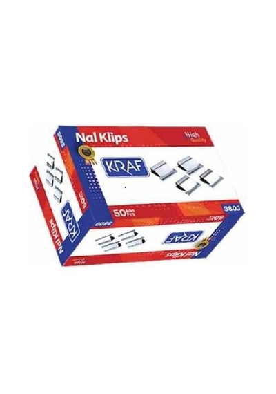 Kraf Kıskaç (Klips) Yedek Nal Klips 50 Lİ 380G