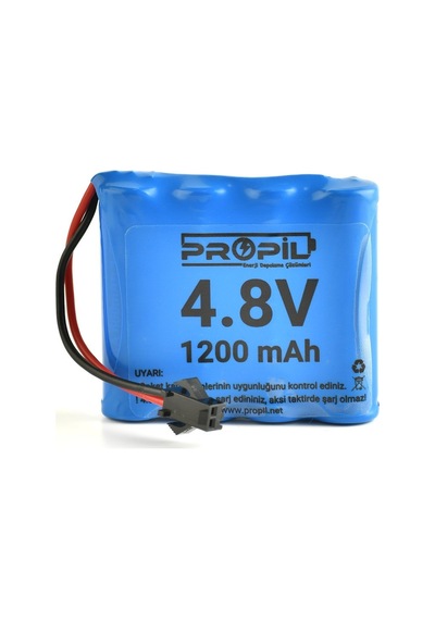 4.8v 1200mah Oyuncak Araba Pili Siyah Soket