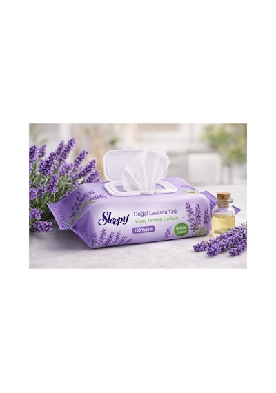 Yüzey Temizlik Havlusu Lavanta 3'lü Paket 3 X 100 Tekli