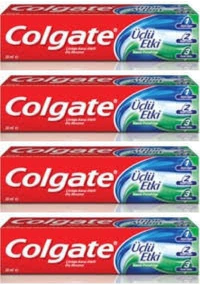 Colgate Üçlü Etki Diş Macunu 4 x 50 ML