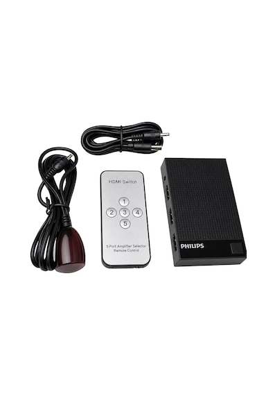 Philips Swv9023d/93 5-giriş 1-çıkış 4k Hdmı Switch Seçici