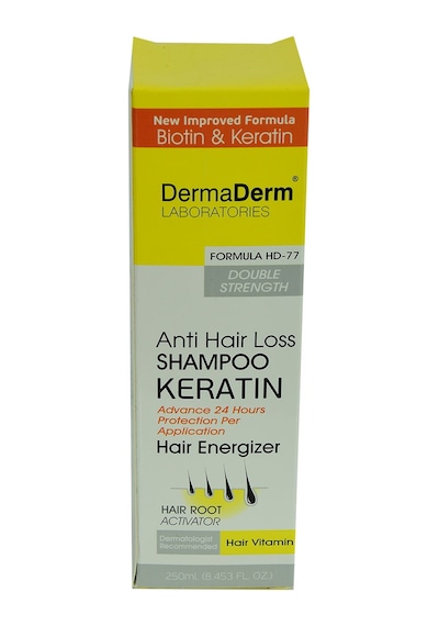 Dermaderm Saç Dökülmesine Karşı Keratin Biotin ve Vitaminli Şampuan 250 ML