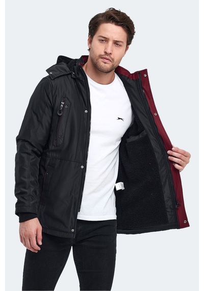 Slazenger Hold Erkek Mont Siyah