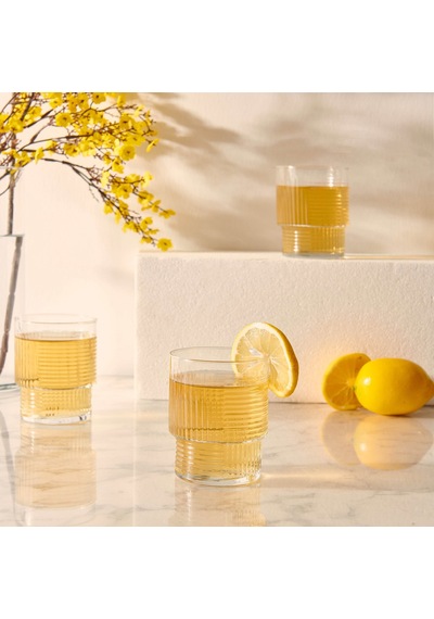 Lavv Helen 3'lü Bardak Seti - 325 Ml Renkli