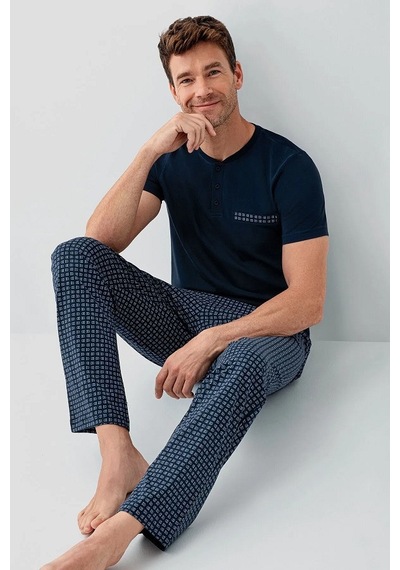 Arnetta 3688-s Erkek Pijama Takım Lacivert