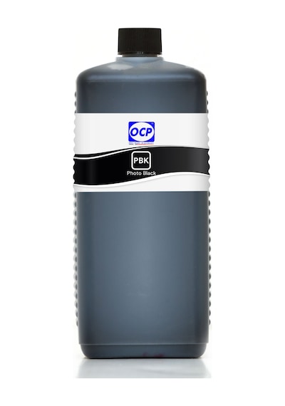 OCP Epson EcoTank Uyumlu Mürekkep 1000ml PBK Photo Black Foto Siyah Dye