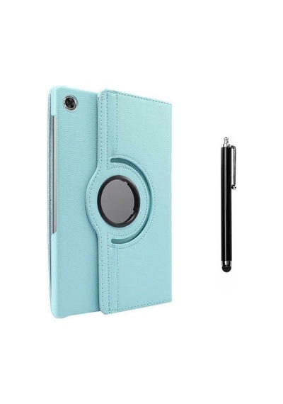 Matepad Se Uyumlu 360 Dönerli Standlı Kılıf + Kalem Mavi