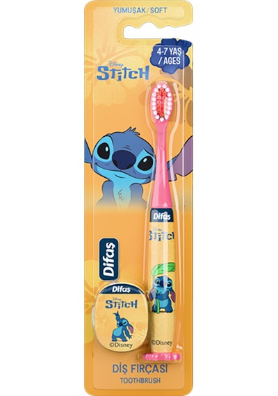 Difaş Lilo & Stitch Diş Fırçası 4-7 Yaş 8'li Avantaj Paketi Mıchu