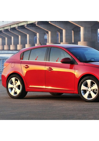 Chevrolet Cruze Hb Krom Cam Çıtası Takımı 6 Prç Paslanmaz Çelik N11.4346