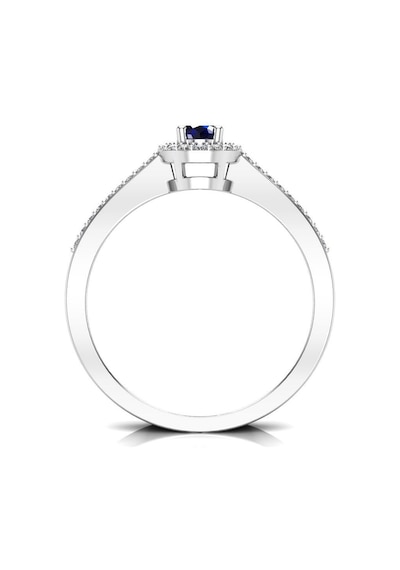 0,50 Karat Pırlantalı Damla Safir Yüzük