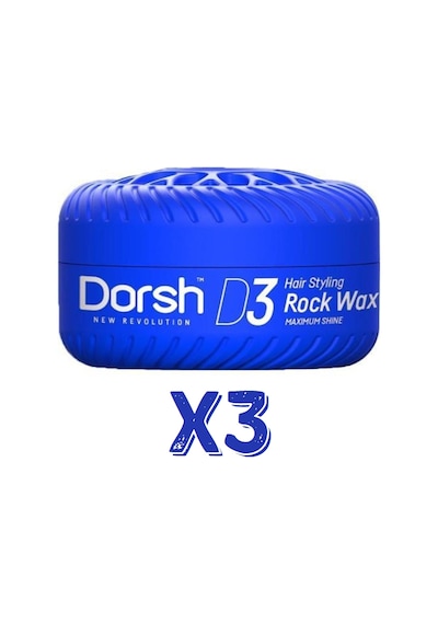 Dorsh Saç Şekillendirici Rock Wax D3 3x150 ML