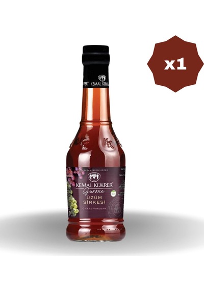Kemal Kükrer Üzüm Sirkesi Cam 500 Ml - 1 Adet