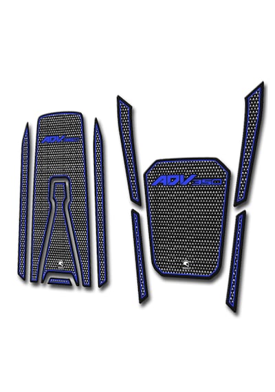 Honda Adv350 Tankpad Seti Karbon Mavi