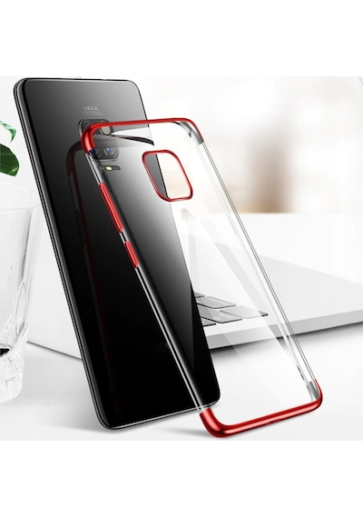 Xiaomi Redmi Note 9 Pro Köse Renkli Kamera Korumali Seffaf Kilif 433032288