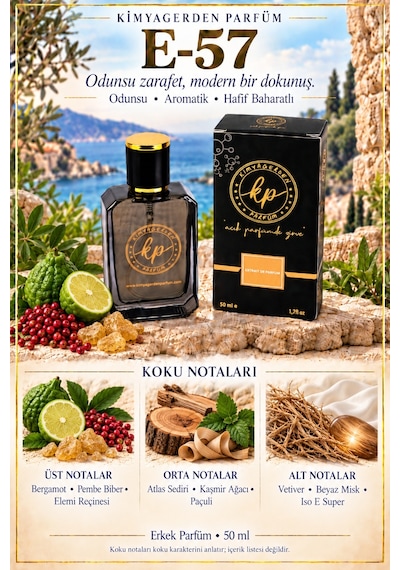 KP E-57 Erkek Parfüm EDP 50 ML