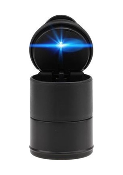 Led Işıklı Araç Içi Kapaklı Sigara Küllüğü Oto Bardaklık Uyumlu
