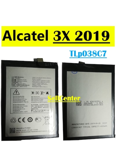 Alcatel 3X 2019 Tlp038C7 Batarya Pil 5048Y Batarya