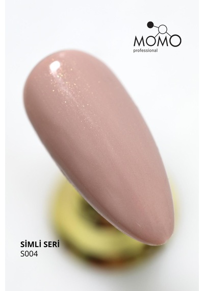 Momo Professional Kalıcı Oje S004 Simli Pudra Ten 4 Ml