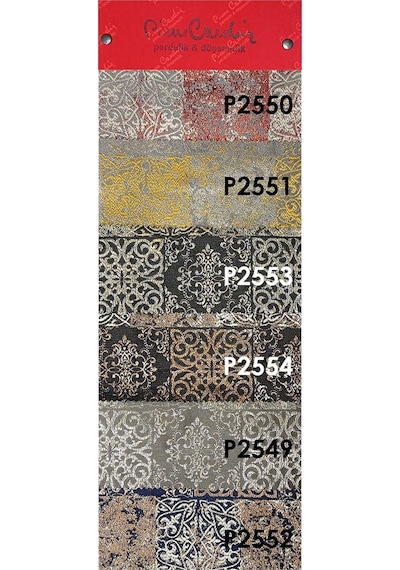 Pierre Cardin Venezia 36 Pano Fon Perde / 6 Farklı Renk Seçeneği Çok Renkli