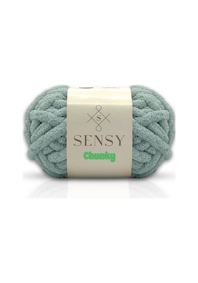Sensy Chunky El Örgü Ipliği 200 Gr Panduf Battaniye Ipi Puffy Parmak Örgü Ipi Atkı Bere Şapka Ada Çayı