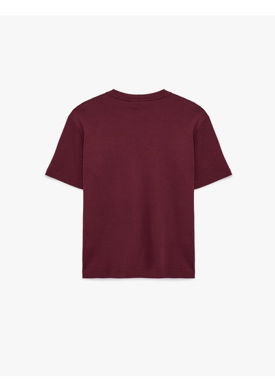 Koton Regular Fit Kısa Kollu Pamuklu Bisiklet Yaka Tişört Bordo 6sam10021mk Bordo Koton Regular Fit Kısa Kollu Pamuklu Bisiklet Yaka Tişört Bordo 6sam10021mk Bordo