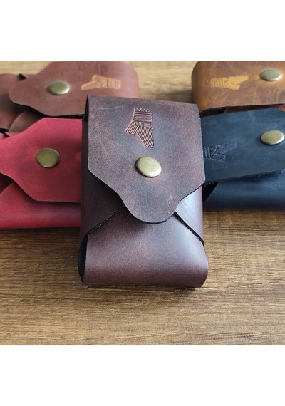 Sumerian Leather Craft Deri Sigara Kılıfı Kahverengi