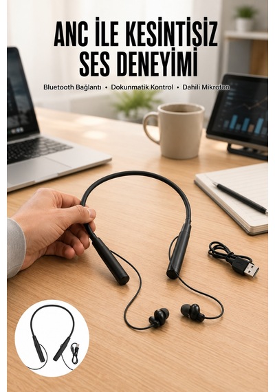Yeni Nesil Bluetooth Kulaklık Kablolu Kulak İçi Dijital Göstergeli - Bayi Depom