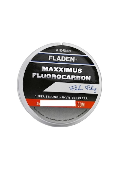 Fladen Maxximus Fluorocarbon Misina 50m 0.28 Mm - Standart