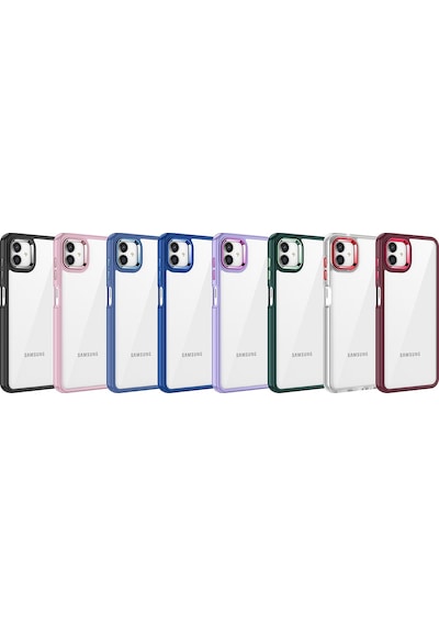 Galaxy A04e Kılıf Zore Flora Kapak Lila