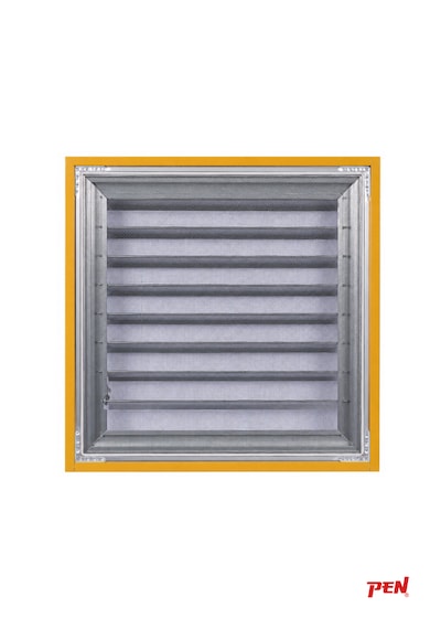 Alüminyum Banyo Wc Havalandırma Menfezi 40x40 Eloksallı Seri