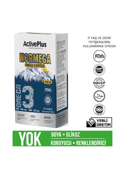 Activeplus Normega Omega-3 Softgel