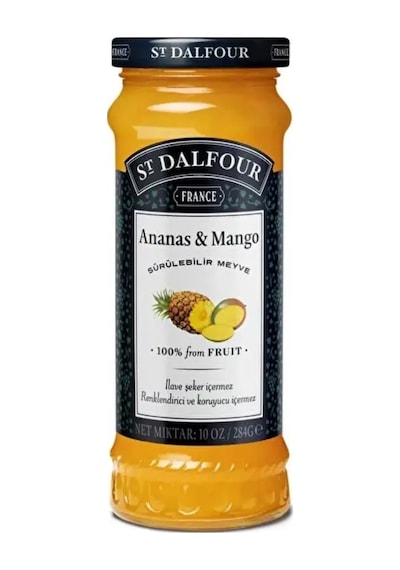 ST. Dalfour Şekersiz Ananas Mango Reçeli 284 G