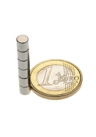 5 X 5 Mm Yuvarlak Neodyum Mıknatıs- 10 Adet