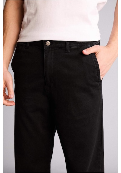 Defacto Yumuşak Dokulu Wide Leg Jean Pantolon H2880ax26spnm40 Siyah-nm40